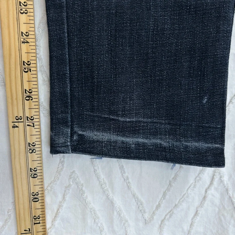 Armani Jeans Straight Leg Jeans Mens 34x28 Dark Indigo Blue Denim Classic Italy